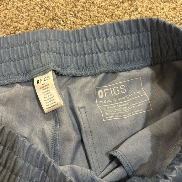 Figs Zamora Jogger Scrub Pants™ | XLarge | Heathered Indigo - Picture 6 of 9